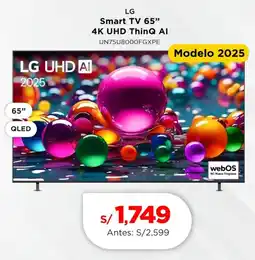 La Curacao Lg smart tv 65” oferta