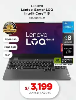 La Curacao Lenovo laptop gamer loq oferta