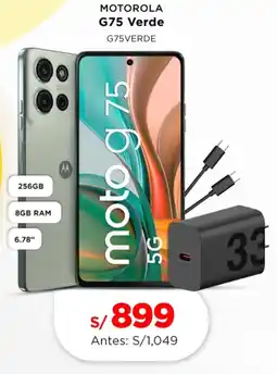 La Curacao Motorola g75 verde oferta