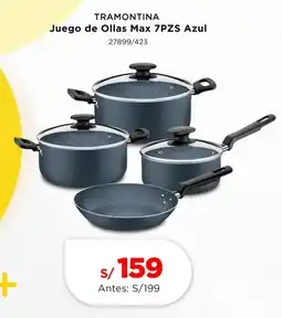 La Curacao Tramontina juego de ollas max oferta