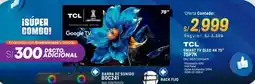 El Gallo Más Gallo Tcl smart tv qled 4k 75" oferta