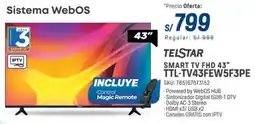 El Gallo Más Gallo Telstar smart tv fhd 43" oferta