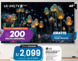 El Gallo Más Gallo Lg smart tv uhd 4k 65" oferta