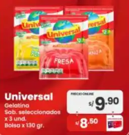 Vega Universal gelatina sab. seleccionados oferta