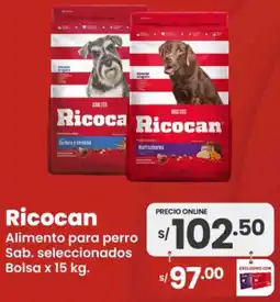 Vega Ricocan alimento para perro sab. seleccionados bolsa x oferta