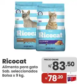Vega Ricocat alimento para gato sab. seleccionados bolsa oferta