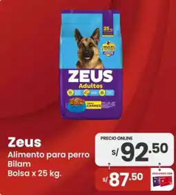 Vega Zeus alimento para perro bilam bolsa oferta