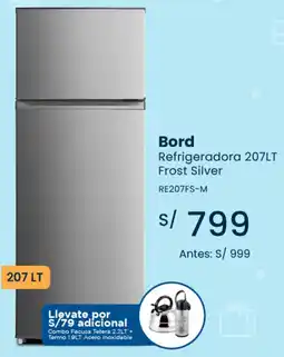 Tiendas EFE Bord refrigeradora frost silver oferta