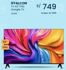 Tiendas EFE Iffalcon tv 43" oferta