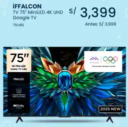 Tiendas EFE Iffalcon tv 75" oferta