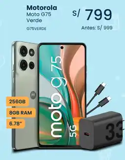 Tiendas EFE Motorola moto g75 verde oferta