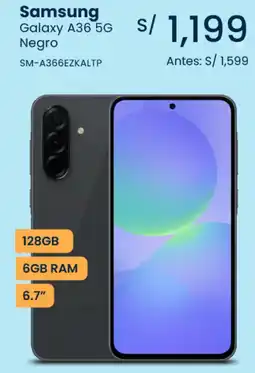 Tiendas EFE Samsung galaxy a36 5g negro oferta