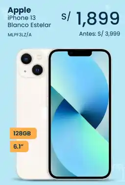 Tiendas EFE Apple iPhone 13 Blanco Estelar oferta