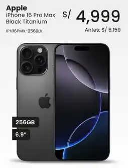 Tiendas EFE Apple iphone 16 pro max black titanium oferta