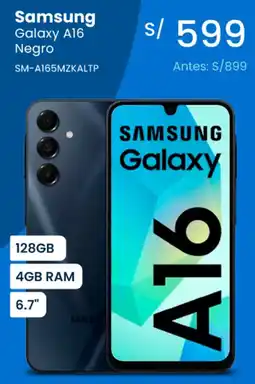 Tiendas EFE Samsung galaxy A16 negro oferta
