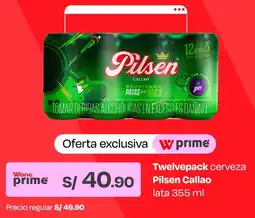 Wong Pilsen callao twelvepack cerveza oferta