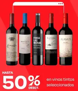 Wong En vinos tintos seleccionados oferta