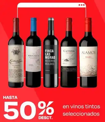Wong En vinos tintos seleccionados oferta