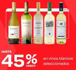 Wong En vinos blancos seleccionados oferta