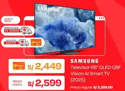 Wong Samsung televisor 65" oferta