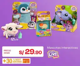 Wong Mascotas interactivas oferta