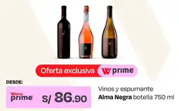 Wong Alma negra vinos y espumante oferta