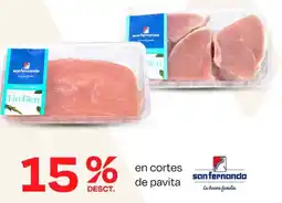 Wong En cortes de pavita oferta