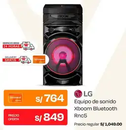 Wong Lg equipo de sonido xboom bluetooth oferta
