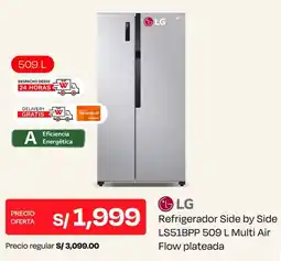 Wong Lg refrigerador side by side oferta