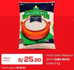 Wong Valle norte arroz gran reserva extra bolsa oferta
