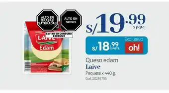 Makro Queso edam laive oferta
