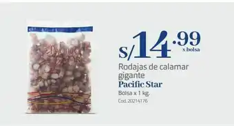 Makro Rodajas de calamar gigante pacific star oferta