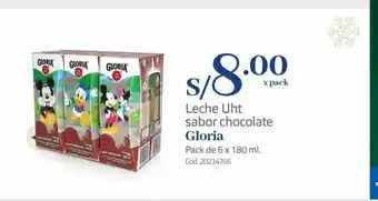 Makro Leche uht sabor chocolate gloria oferta