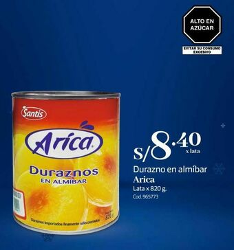 Makro Durazno en almíbar arica oferta