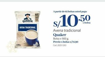 Makro Avena tradicional quaker oferta