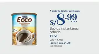Makro Bebida instantánea cebada oferta