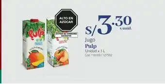 Makro Jugo pulp oferta