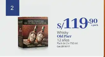 Makro Whisky old parr oferta
