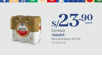 Makro Cerveza amstel oferta