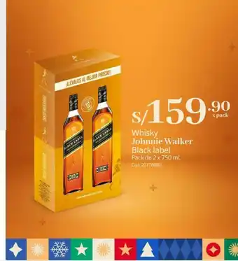 Makro Whisky johnnie walker black label oferta