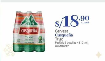 Makro Cerveza cusqueña oferta