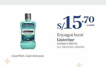 Makro Enjuague bucal listerine oferta