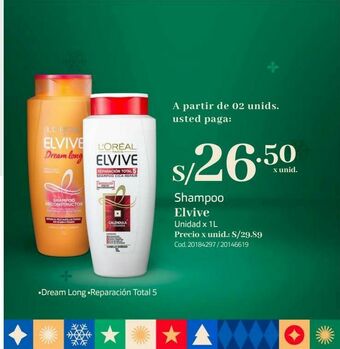 Makro Shampoo elvive oferta
