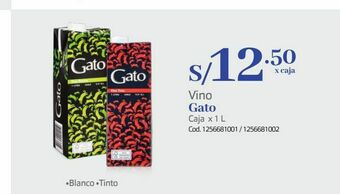 Makro Vino gato caja x 1 l oferta