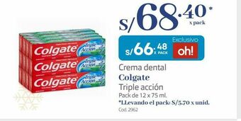 Makro Crema dental colgate oferta
