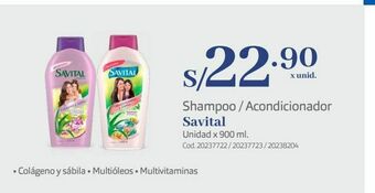Makro Shampoo / acondicionador savital oferta
