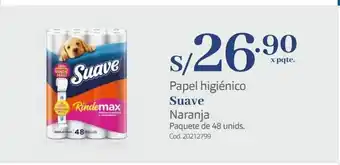 Makro Papel higiénico suave naranja oferta