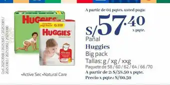 Makro Pañal huggies big pack oferta