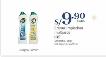 Makro Crema limpiadora multiusos cif oferta