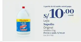 Makro Lejía sapolio original oferta